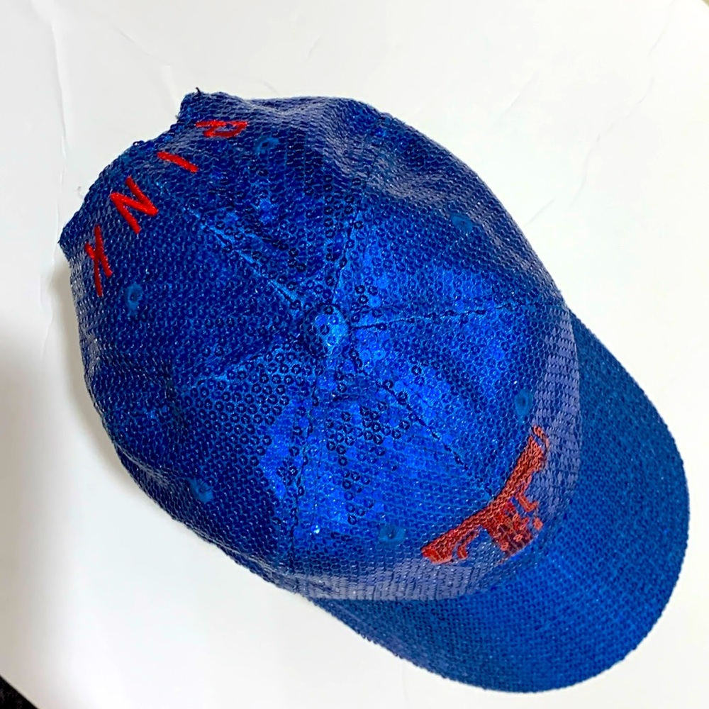 Texas Rangers Victoria’s Secret PINK Sequin Sequence Bling Sparkle Baseball hat - Picture 4 of 13